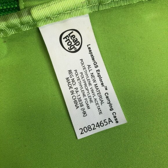 Leapfrog LeapPad 3 Leapster GS Game Console Green Carrying Case JUST CASE‎ - Picture 9 of 11